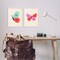 Stupell Industries Inspiring Butterfly Sentiments 2 pc Framed Giclee Wall Art Set Design by Jessica Beck